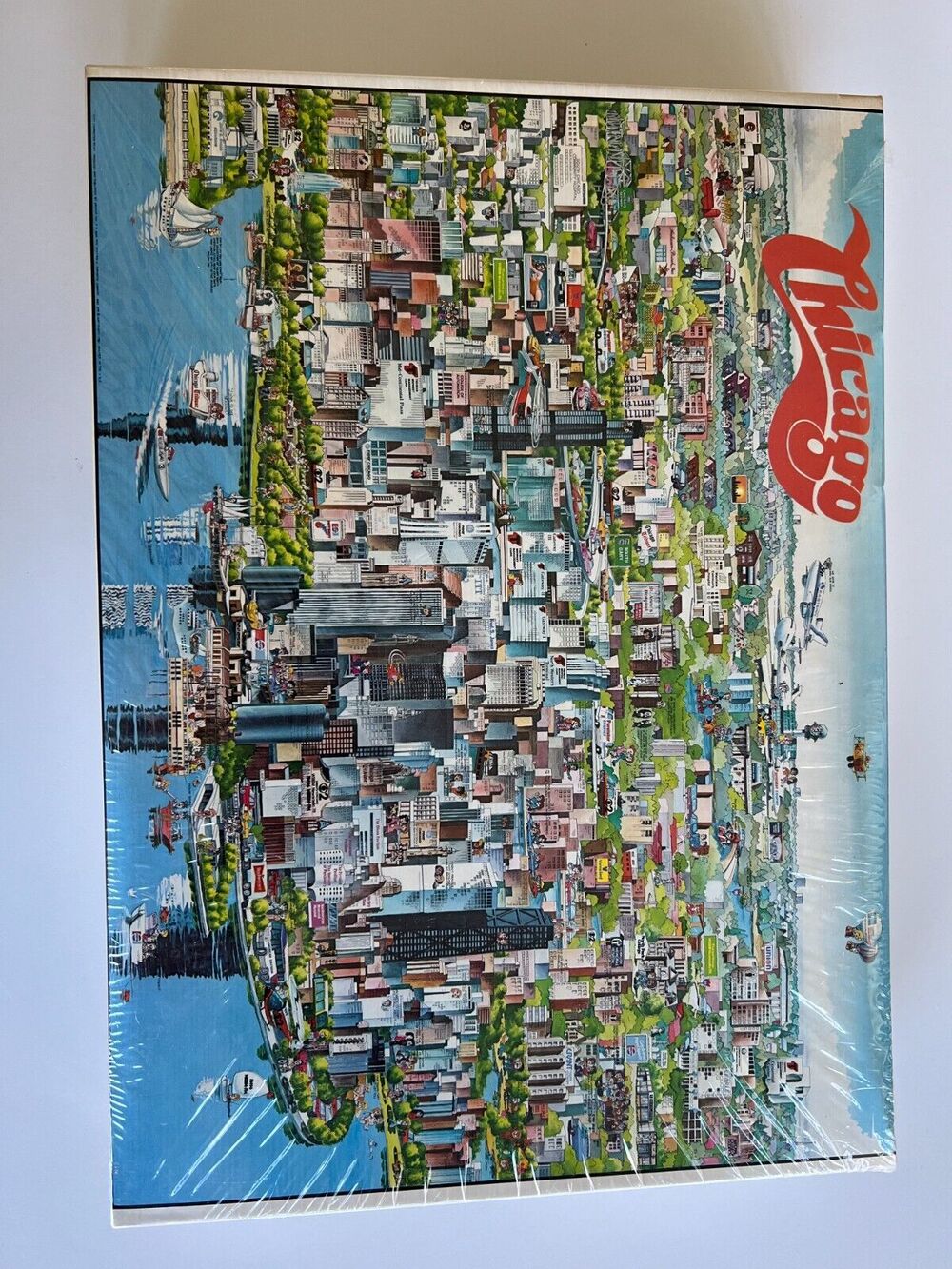Vtg 1984 City of Chicago Jigsaw Puzzle 504 Pc NEW Factory Sealed